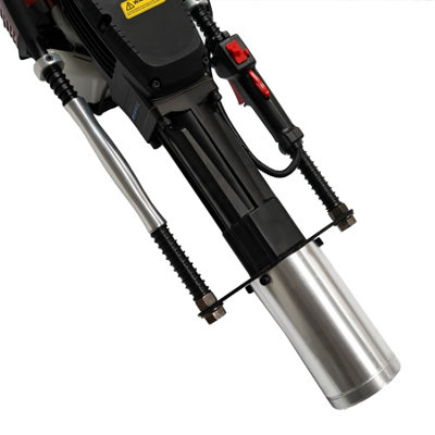 T-Mech Petrol Post Driver 4 Stroke Fence Knocker Pile Jack Hammer Heavy Duty