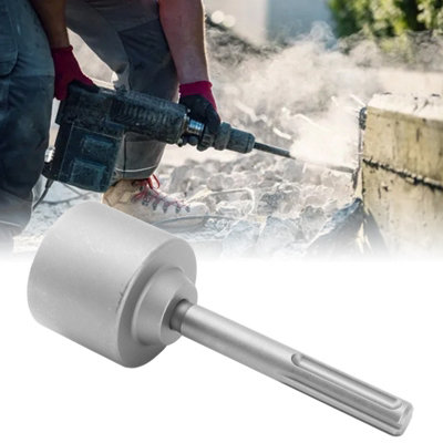 T-Post Driver: 5-Pit Steel Hand Hammer, Length 20cm, Drill Bit Diameter 65mm