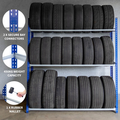 T-Rax 3-tier Heavy Duty Tyre Racking Bay