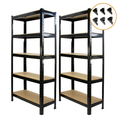 T-RAX Black Metal Racking Units 75cm x 150cm x 30cm with Free Bay ...
