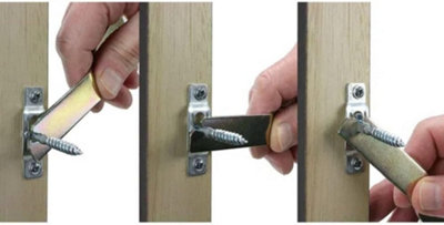 T Screw Spanner 138mm Security Picture Frame Locking Key Zinc Plated ...