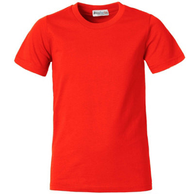 T-Shirt - basic top for men -304258 - red XL