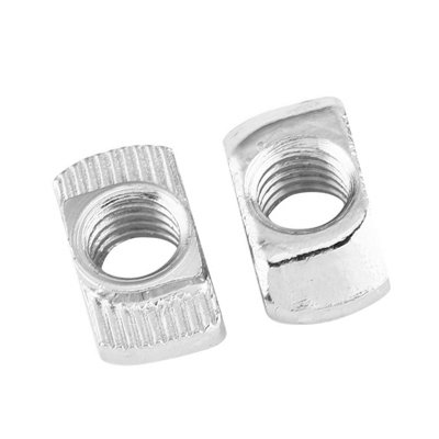 T Slot Hammer Head Nut Nickel Plated Carbon Steel Fastener For Aluminum Profile