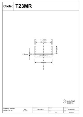 T23MR 1.1/2in Rubber Blank Cap (500)