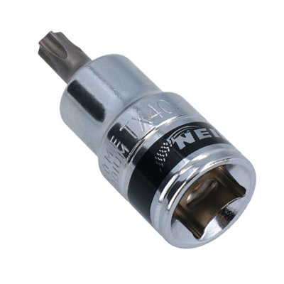 Auniwaig 1/2" Drive T40 Torx Bit Socket - 55mm Long, S2 Alloy Steel, Impact Rated
