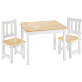 Table and chairs set Alice - white