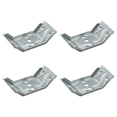 Table Corner Brackets Braces Heavy Duty 142mm Complete Set With Spanner