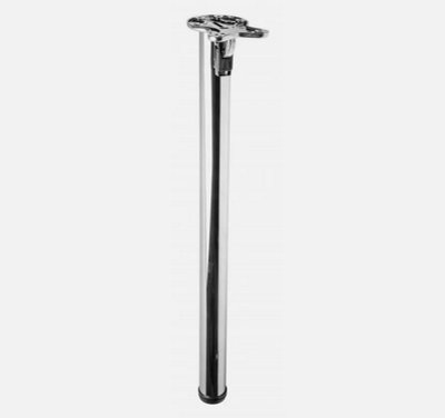 Table Folding Leg Breakfast Bar Worktop Support Kitchen Round 870mm Chrome 87cm