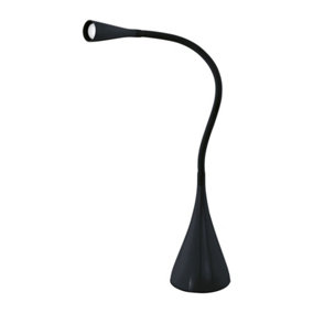 Table Lamp Colour Black Flexible Touch to Dim Step Dimmer Bulb LED 3.5W