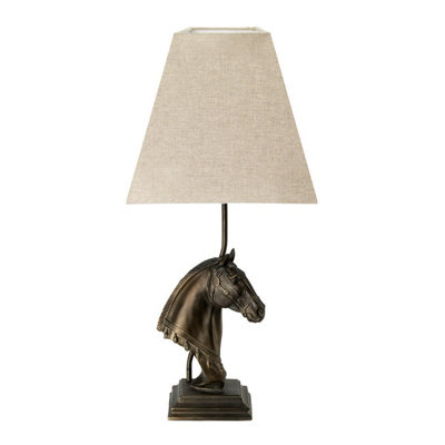 Horse lantern deals table lamp