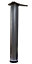 Table Leg Breakfast Bar Worktop Support Diameter 80mm Length 710mm - Colour Silver - Pack of 2