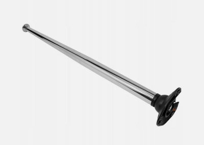 Table Leg Breakfast Bar Worktop Support Kitchen Round 710mm Oblique Chrome