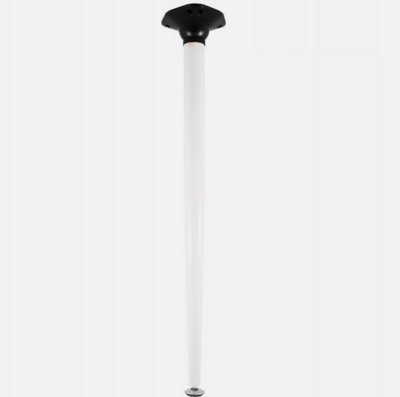Table Leg Breakfast Bar Worktop Support Kitchen Round 710mm Oblique White - 3