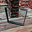 Table Leg Coffee Bench Raw Steel Frame Industrial Style Rustic Hairpin Farm (Height 40cm, Width 40cm)