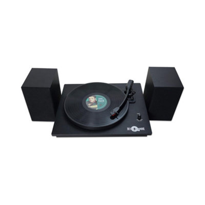 Table Top Bluetooth Turntable Record Player, With External Speakers