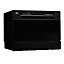 Table Top Dishwasher In Black, 6 Places 6 Programmes SIA TTD6K