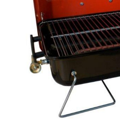 X-MINI Small Portable Stainless Steel Tabletop Charcoal Grill with Car