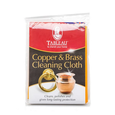 Tableau Copper and Brass Cleaning Cloth DIY at B&Q