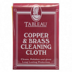 Tableau Copper & Br Cleaning Cloth Yellow (One Size)
