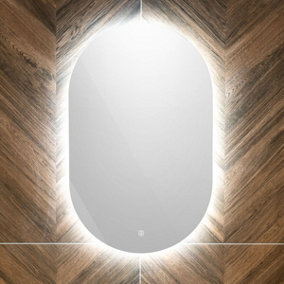 Tablet 800mm x 500mm LED Mirror with Colour Change