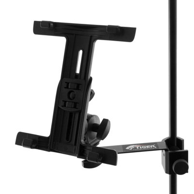 Tablet iPad Mount for Microphone/Music Stand with Clamp