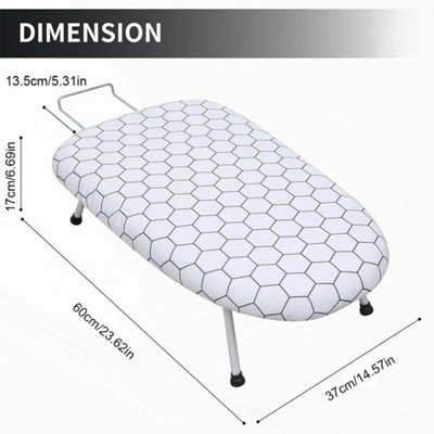 Tabletop Ironing Board Home Travel Compact Mini Table Top Iron Board
