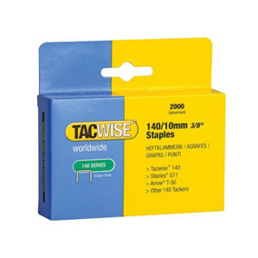 Tacwise 0347 140 Heavy-Duty Staples 10mm (Type T50 G) (Pack 2000) TAC0347