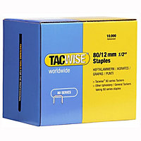 Tacwise 0384 Type 80 Box of 10,000 Staples 12mm Suitable For A8016V A8016LN
