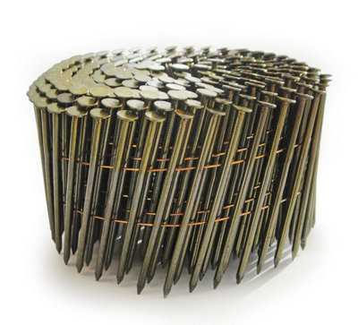 Tacwise 0999 2.1 x 50mm Conical Coil Nails Bright Ring - 14,400 - GCN57P FCN55V