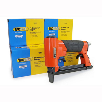 tacson タクソン Tacwise 1189 A7116V Pneumatic 71 Upholstery Staple Gun 120,000 x