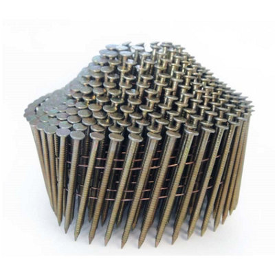 Tacwise 1781 2.1 x 32mm Bright Conical Top Coil Nails 16,000 Nails Fits FCN55V