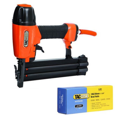 Tacwise DGN50V Pneumatic Air Nailer 2nd Fix Brad Nail Gun + 5000 30mm Brads