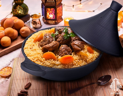 Tajine 'Cook Home' rouge rouge en aluminium - L'Incroyable