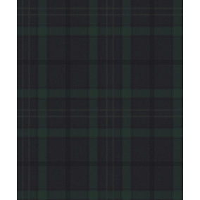Tailor Plaid Traditional Peel and Stick Wallpaper