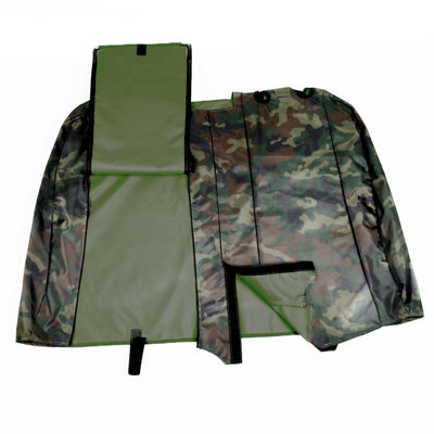 Tailored Heavy Duty Green Camo Van Seat Covers for Ford Transit Custom 2013 on - 5