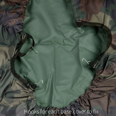 Tailored Heavy Duty Green Camo Van Seat Covers for Ford Transit Custom 2013 on - 7