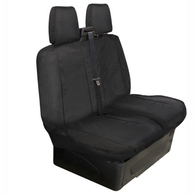 Xtremeauto Black Heavy Duty Waterproof Van Seat Covers – Fits Transit, Vivaro, Custom, Sprinter & More (LWB/MWB/SWB)