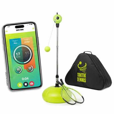 TAKTIK TENNIS Interactive Tetherball Kit - Smart App Tracking, Anti ...