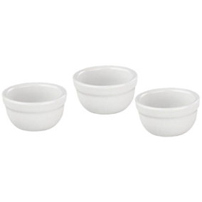 Tala Ceramic Bowls (Set of 3) White (One Size)