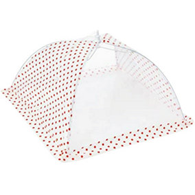 Tala Gingham Food Cover Red/White (One Size)