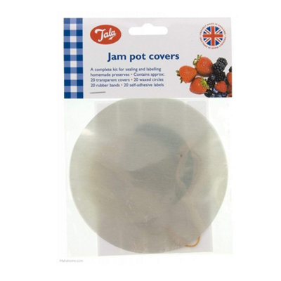 Tala Jam Pot Covers Transparent (14.4 x 14cm)