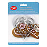 Tala Plain Heart Cutters (Pack of 3) Silver (Pack of 3)