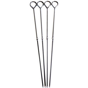 Tala Stainless Steel Skewers (Pack of 4) Silver (One Size)