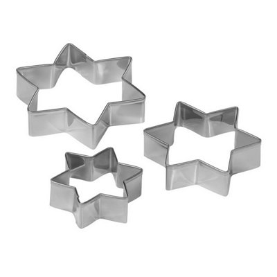 Tala Pastry Cutters Crinkled Set, Silver