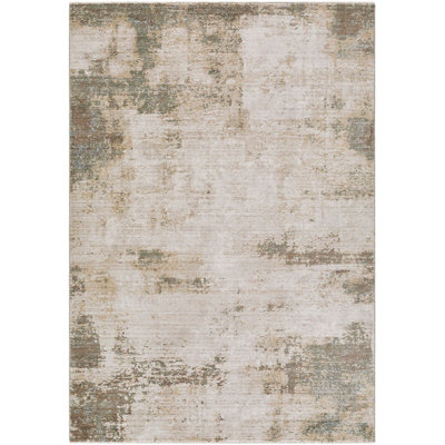 TALI Galey Alix x Livabliss Abstract Modern Marble Brown/Cream Area Rug 160 x 230 cm