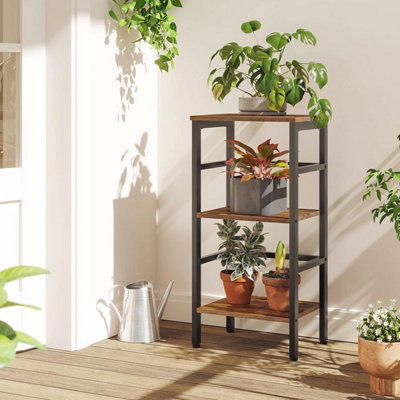 Tall Side Table, Record Player Stand, Record Storage Unit, Telephone Table, Plant Stand, 3-layer Bookshelf, Industrial,