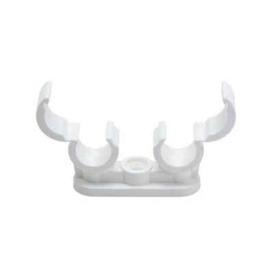 Talon 22mm Quick Lock Double Hinged Snap Over Pipe Clip 50 Per Box