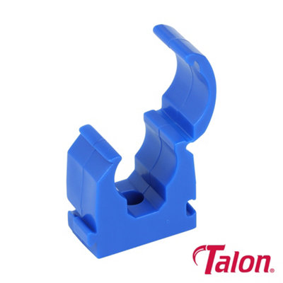 Talon - Single Hinged ID Clip - Blue - TS15BLU (Size 15mm - 100 Pieces)