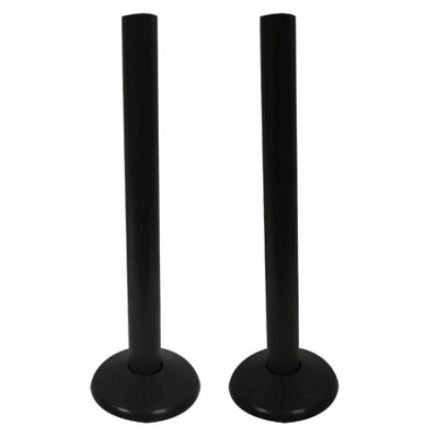 Talon Snappit Radiator Pipe Covers & Collars 200mm Black ACSNB/K2 x5