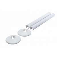 Talon Snappit Radiator Pipe Covers & Collars 200mm White ACSNW/K2